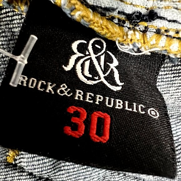 Rock & Republic Jeans Womens Size 30 Blue Bootcut Kasandra Cotton Blend Casual - Picture 8 of 16